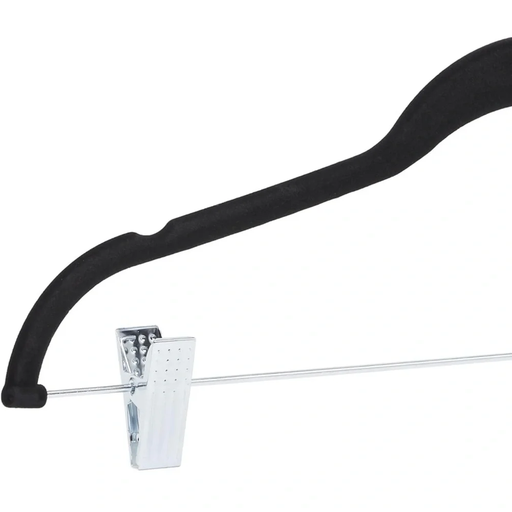 Black Velvet Skirt/Pants Hangers (10 Pack) - Picture 5 of 6
